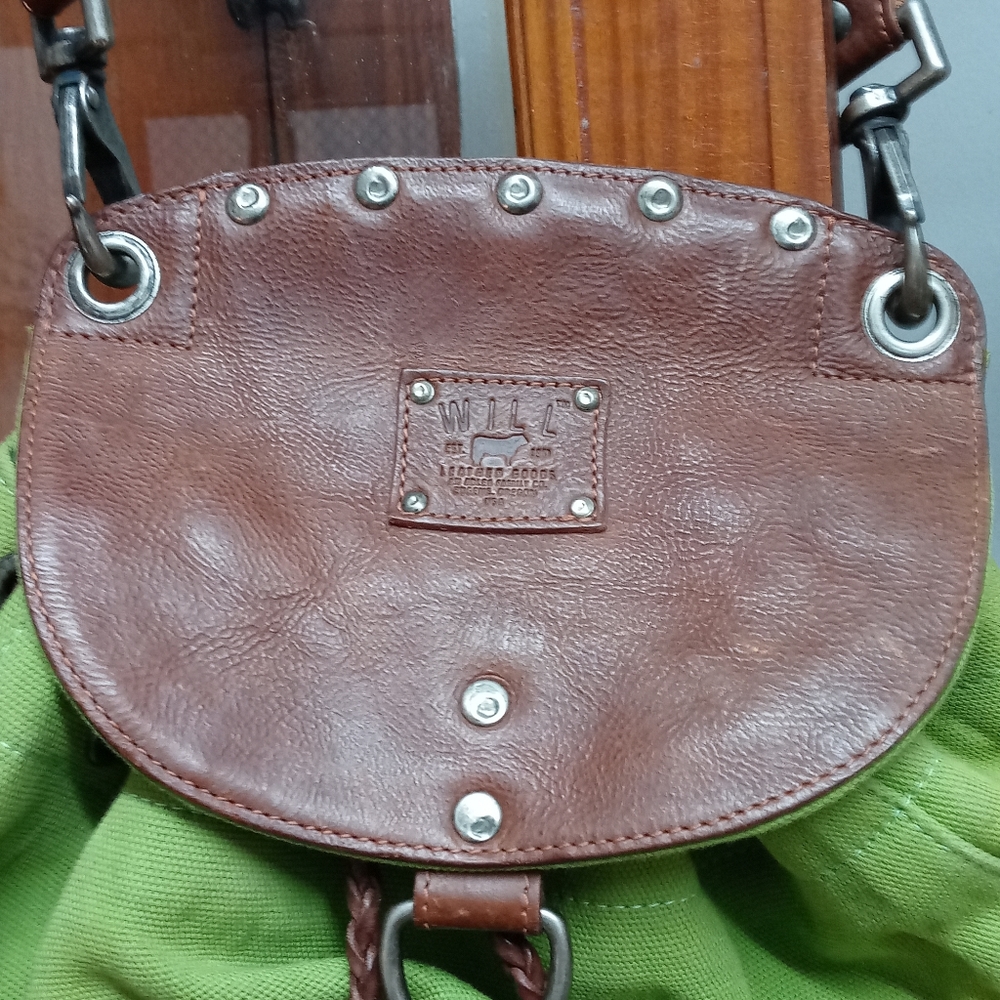Will Leather Goods Canvas Leather Crossbody - Picture 2 of 8